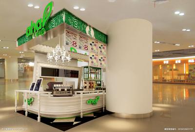 商城小展台上的奶茶店 打造品牌形象的甜蜜亮相