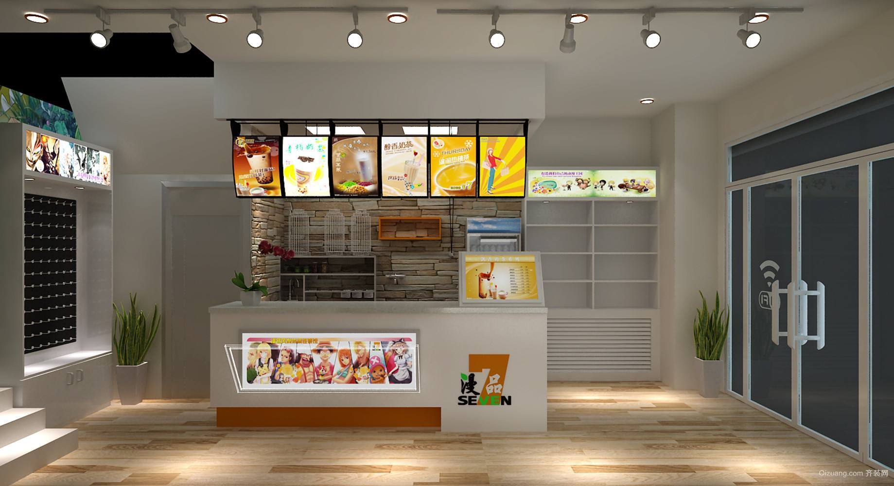 南昌奶茶店装修全攻略 选对公司与效果图设计要点